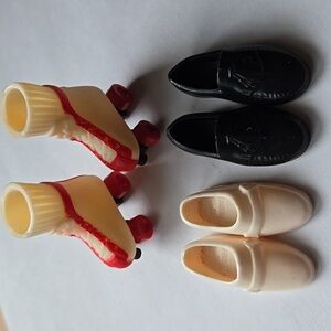 Vintage Barbie Ken Roller Skates and Shoes